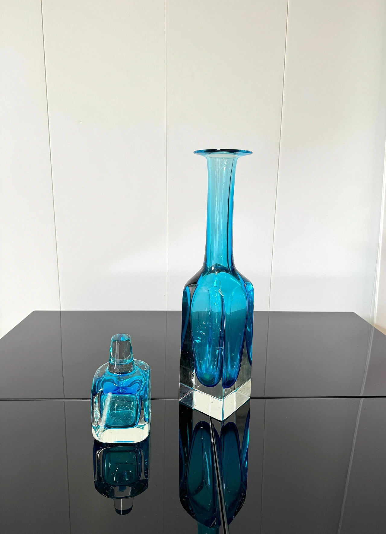 Large glass bottle by Seguso, 1960s 8