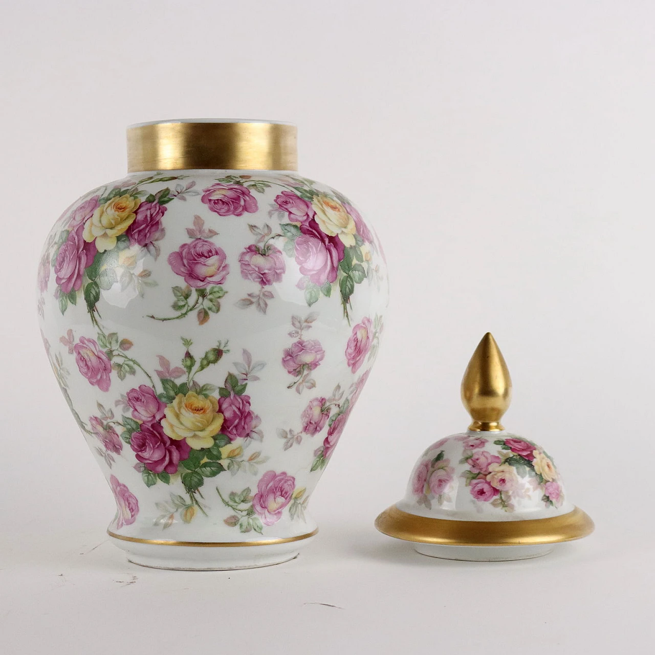 Potiches Shurmann Bavaria porcelain, 20th century 4