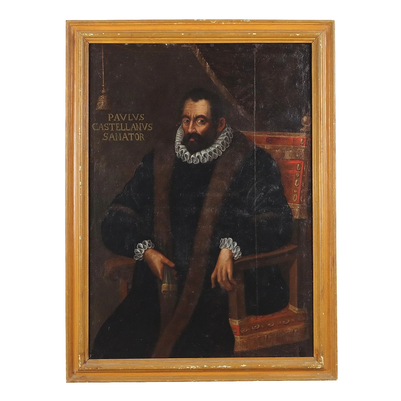 Male Portrait, oil on canvas, 17th century 1