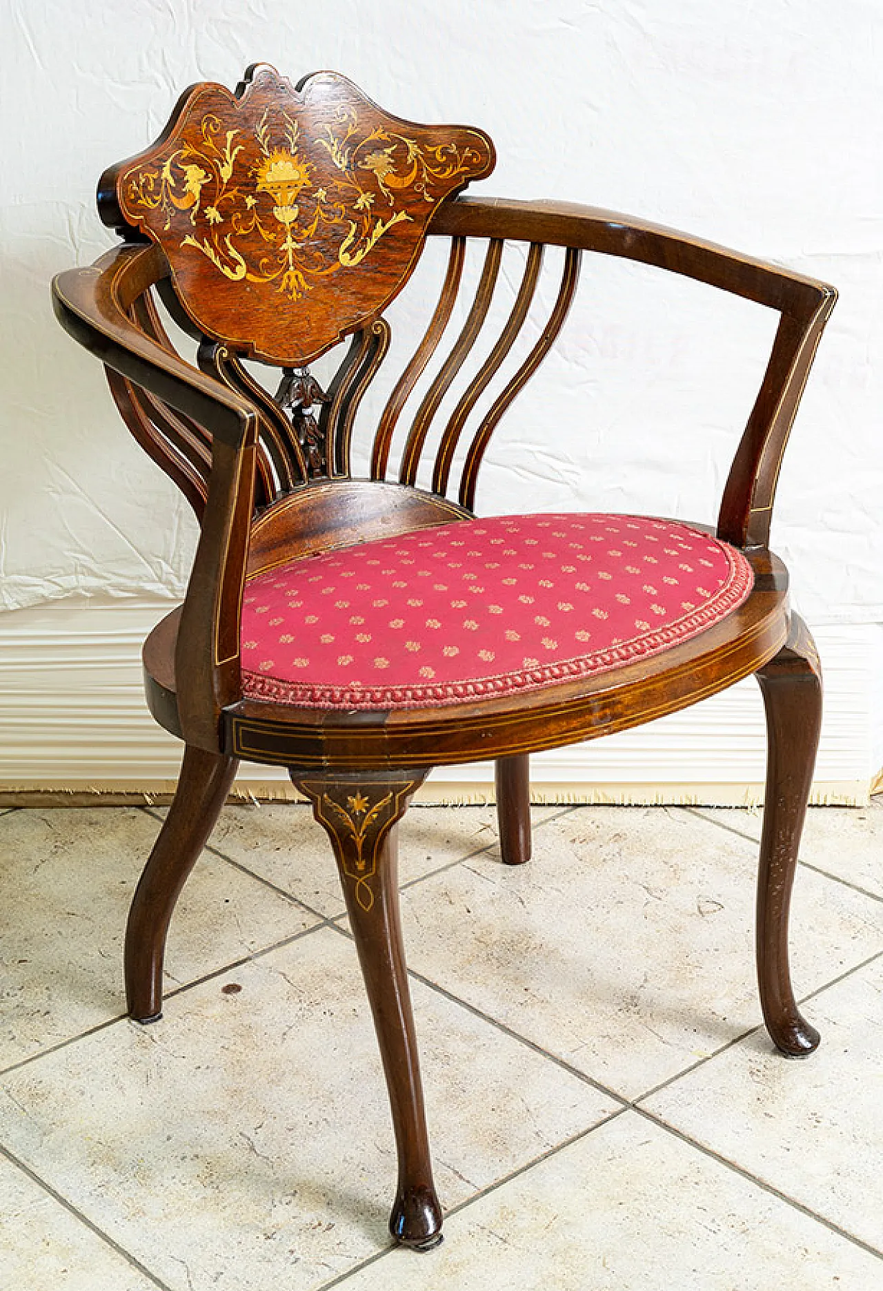 Edwardian armchair in mahogany, '800 5