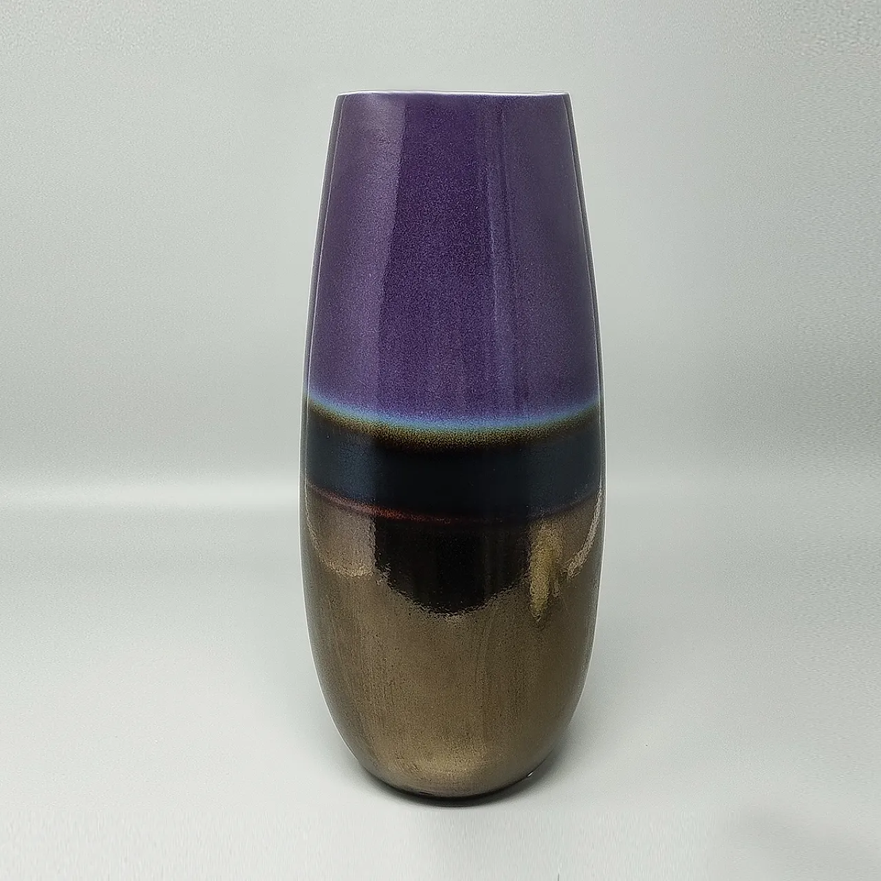 Space Age Vase in Ceramic by Brambilla, 1970s 2