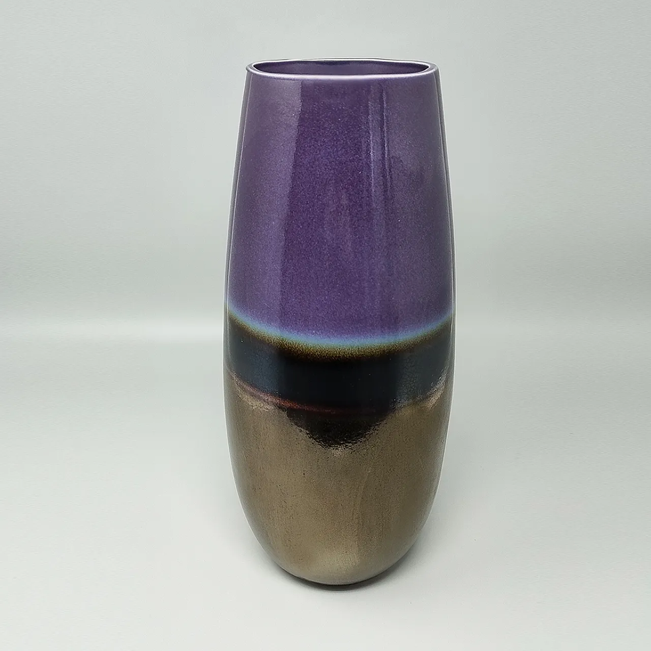 Space Age Vase in Ceramic by Brambilla, 1970s 3