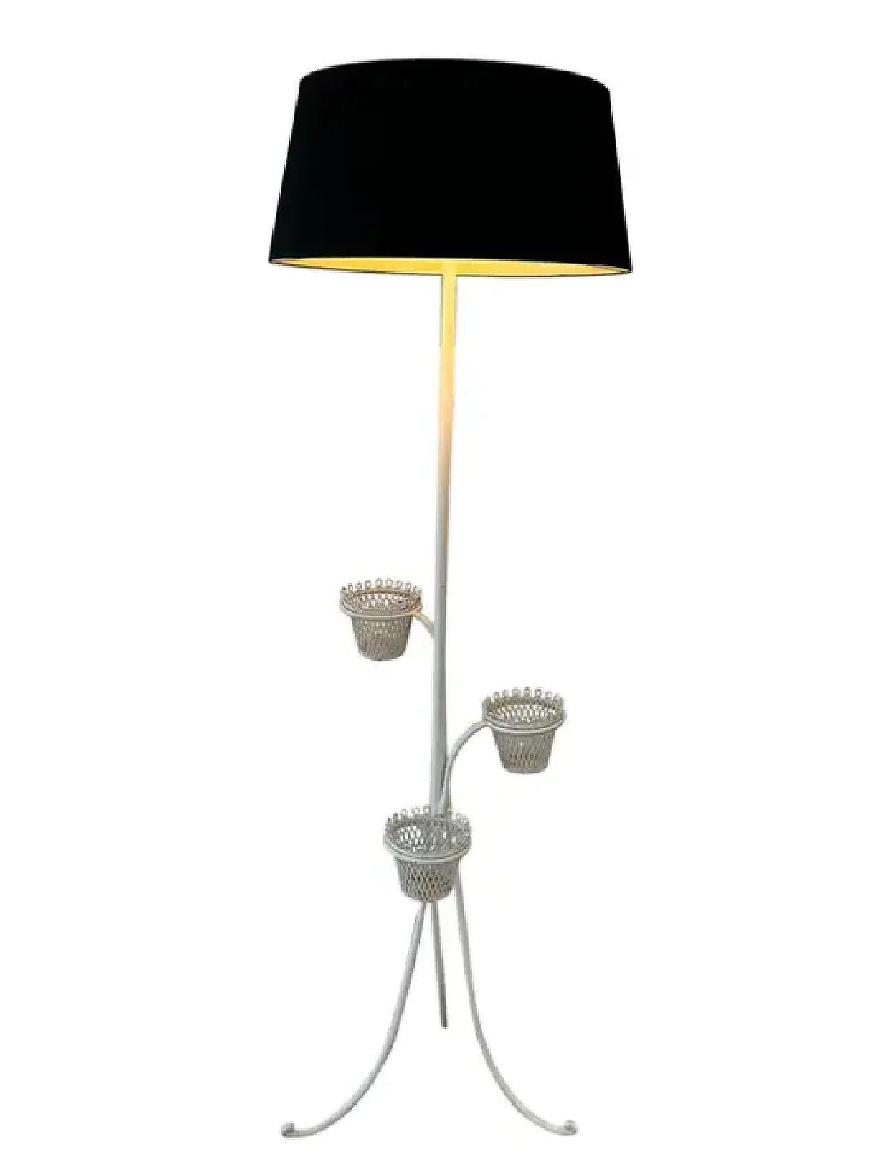 Floor lamp for plants by Mathieu Matégot, 1950s 1