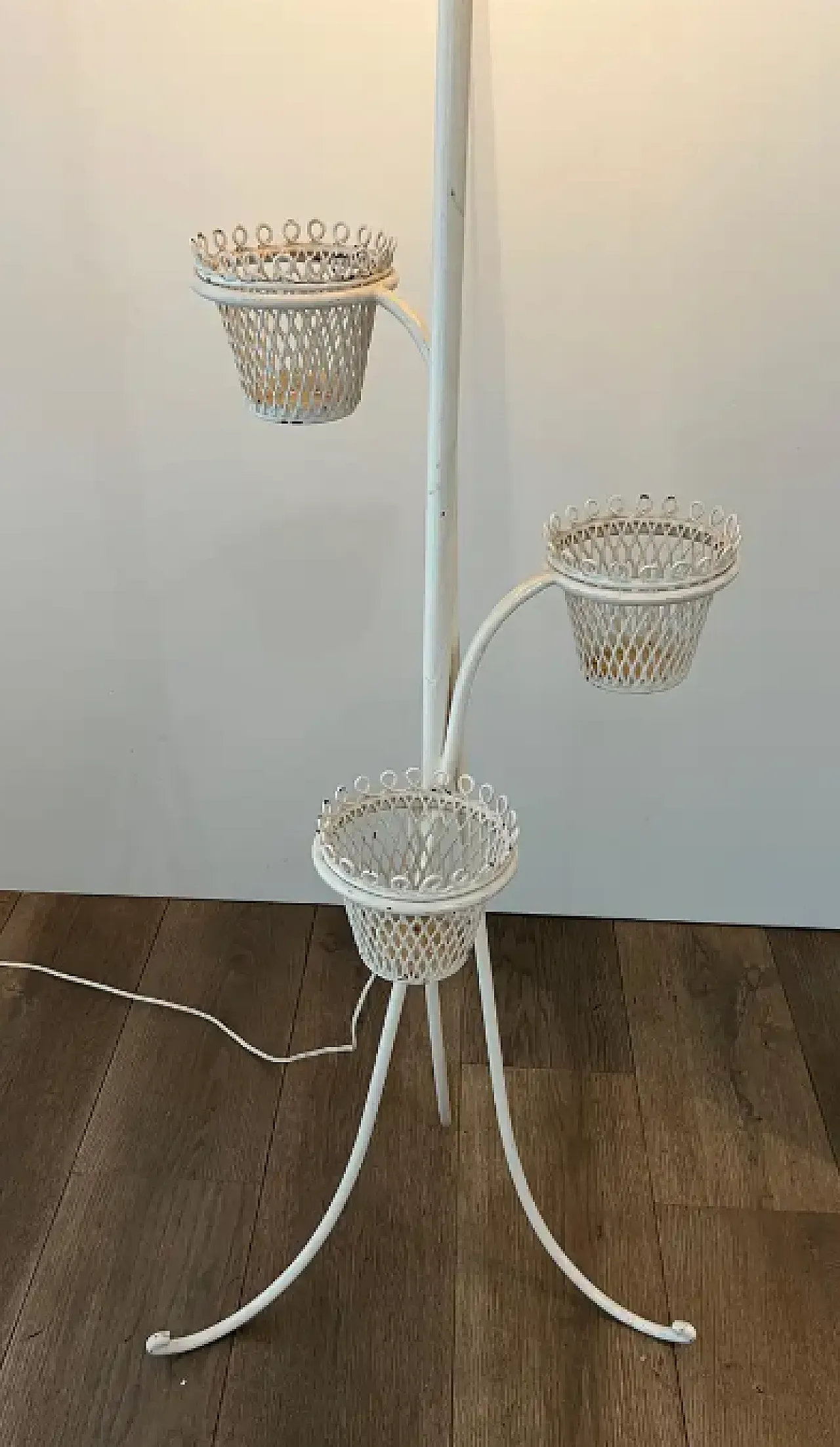 Floor lamp for plants by Mathieu Matégot, 1950s 4