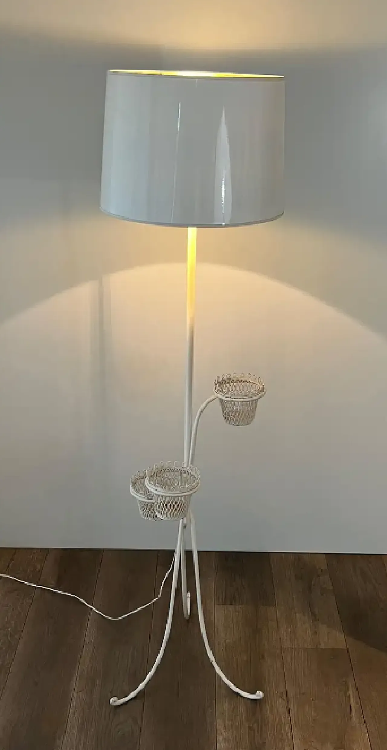 Floor lamp for plants by Mathieu Matégot, 1950s 14