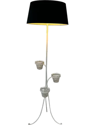 Floor lamp for plants by Mathieu Matégot, 1950s