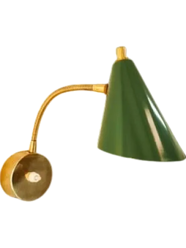 Detachable wall lamp with switch, 1960s