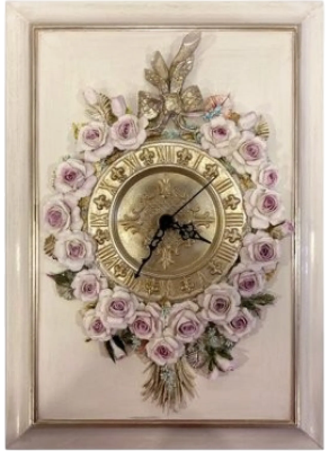 Porcelain wall clock by Giulio Tucci, 2000s 7