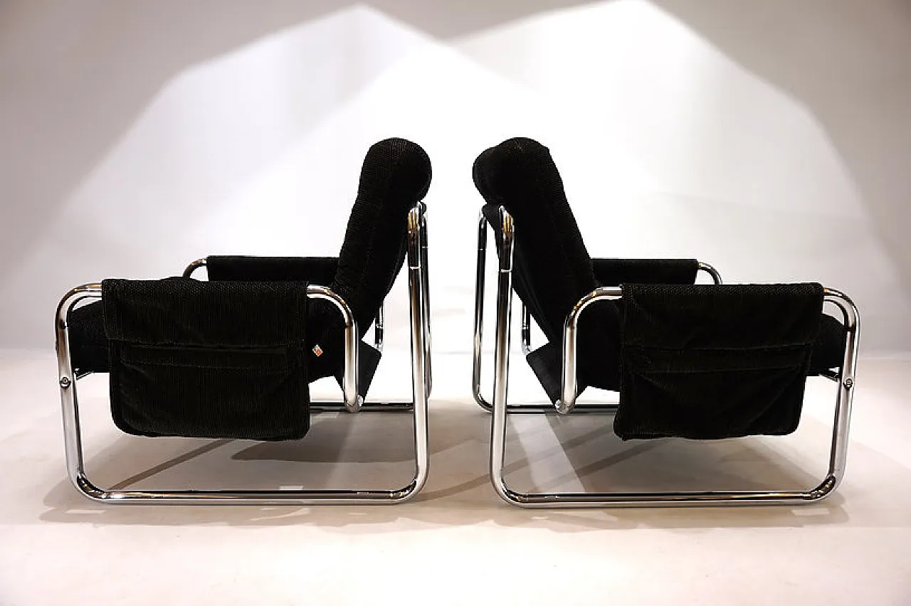 Pair of Herlag chairs by Johan Bertil Häggström, 1970s 6