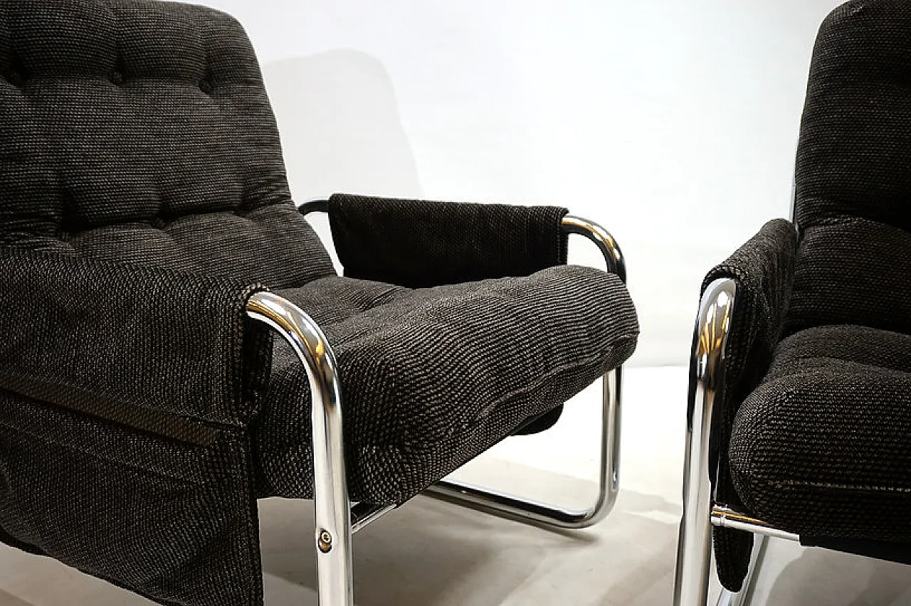 Pair of Herlag chairs by Johan Bertil Häggström, 1970s 11