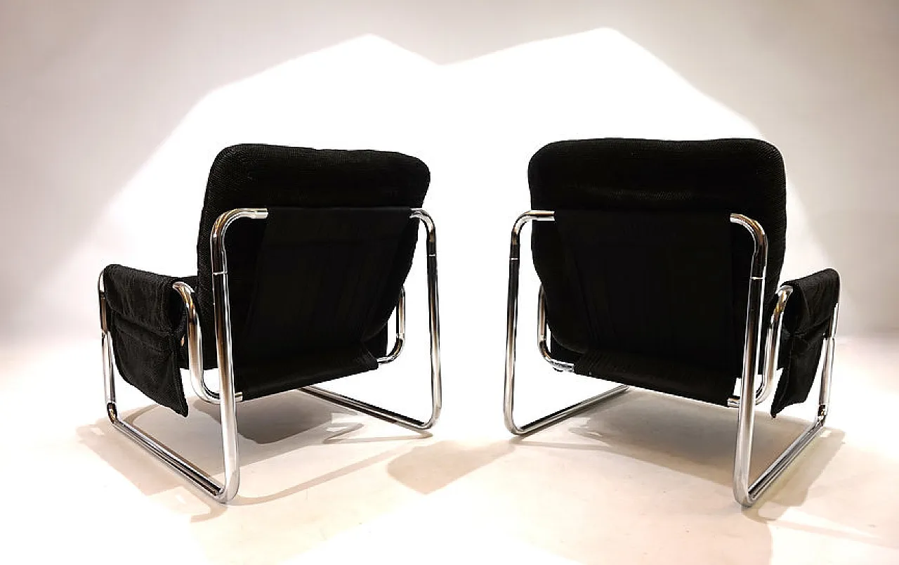 Pair of Herlag chairs by Johan Bertil Häggström, 1970s 15