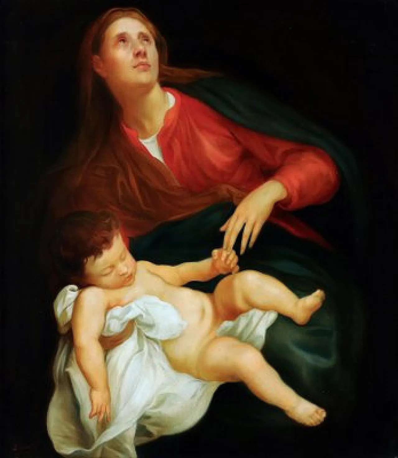 Maternity by Angelo Granati, oil on canvas, 2000s 2