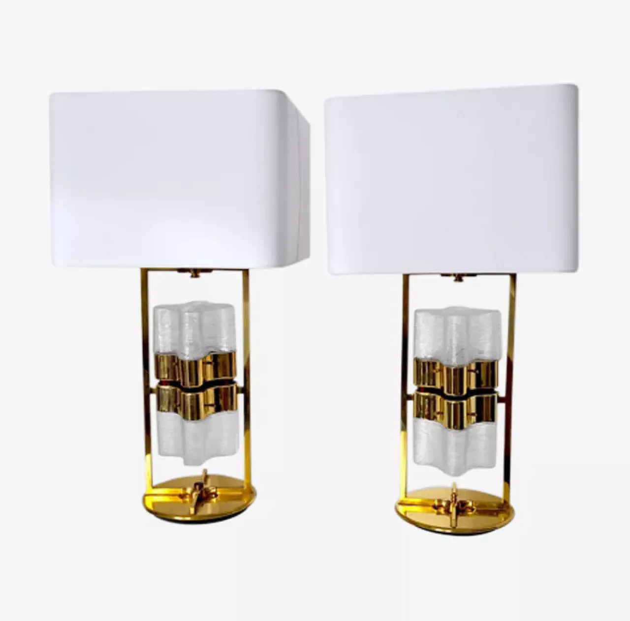 Pair of lamps by Maison Sciolari, 1970s 1