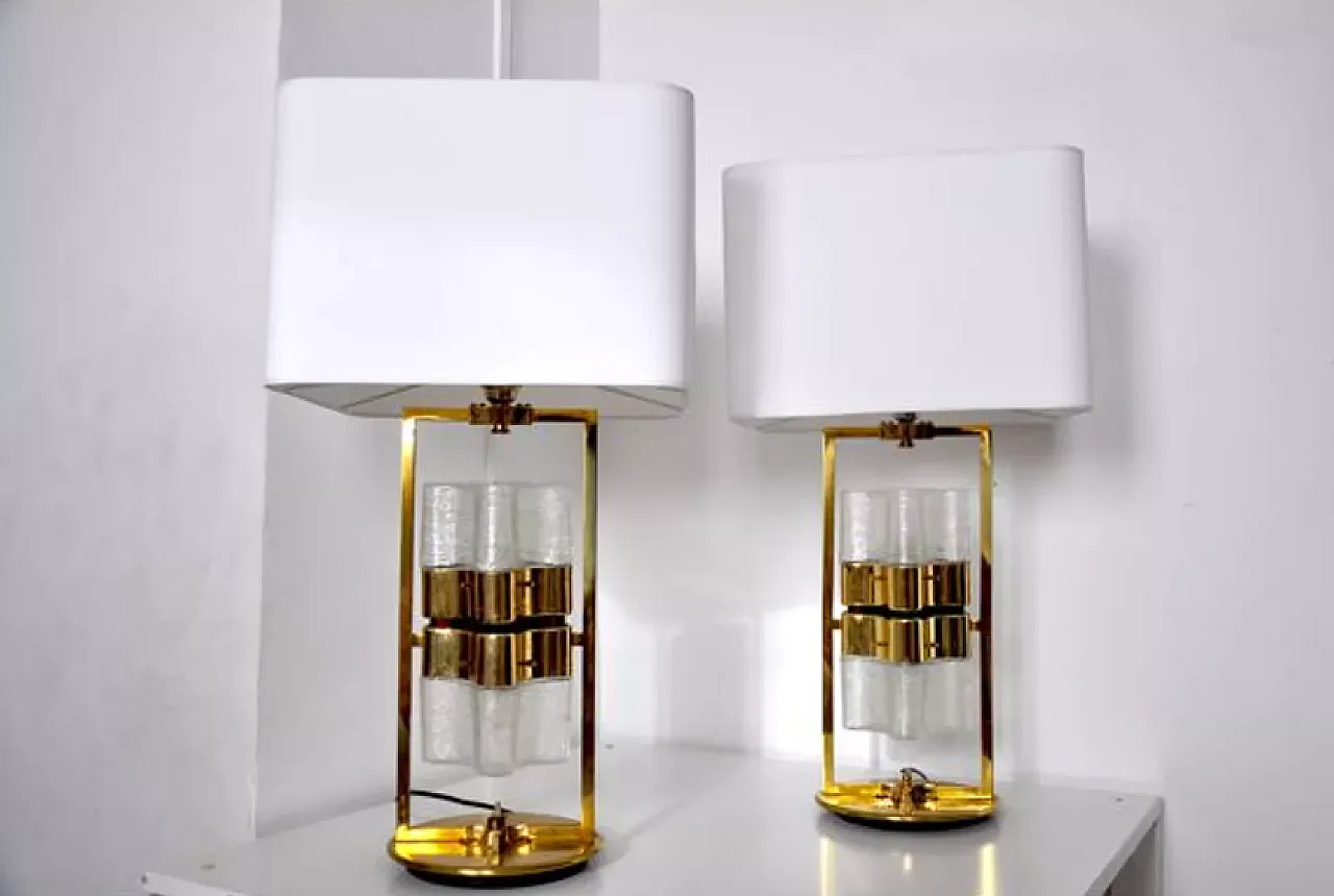 Pair of lamps by Maison Sciolari, 1970s 2