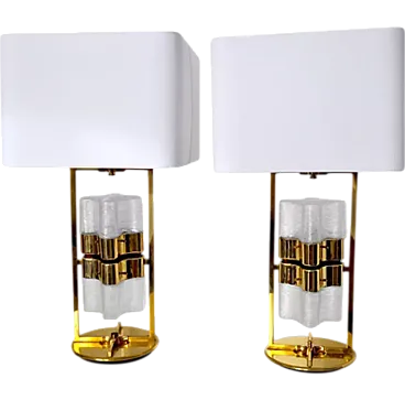 Pair of lamps by Maison Sciolari, 1970s