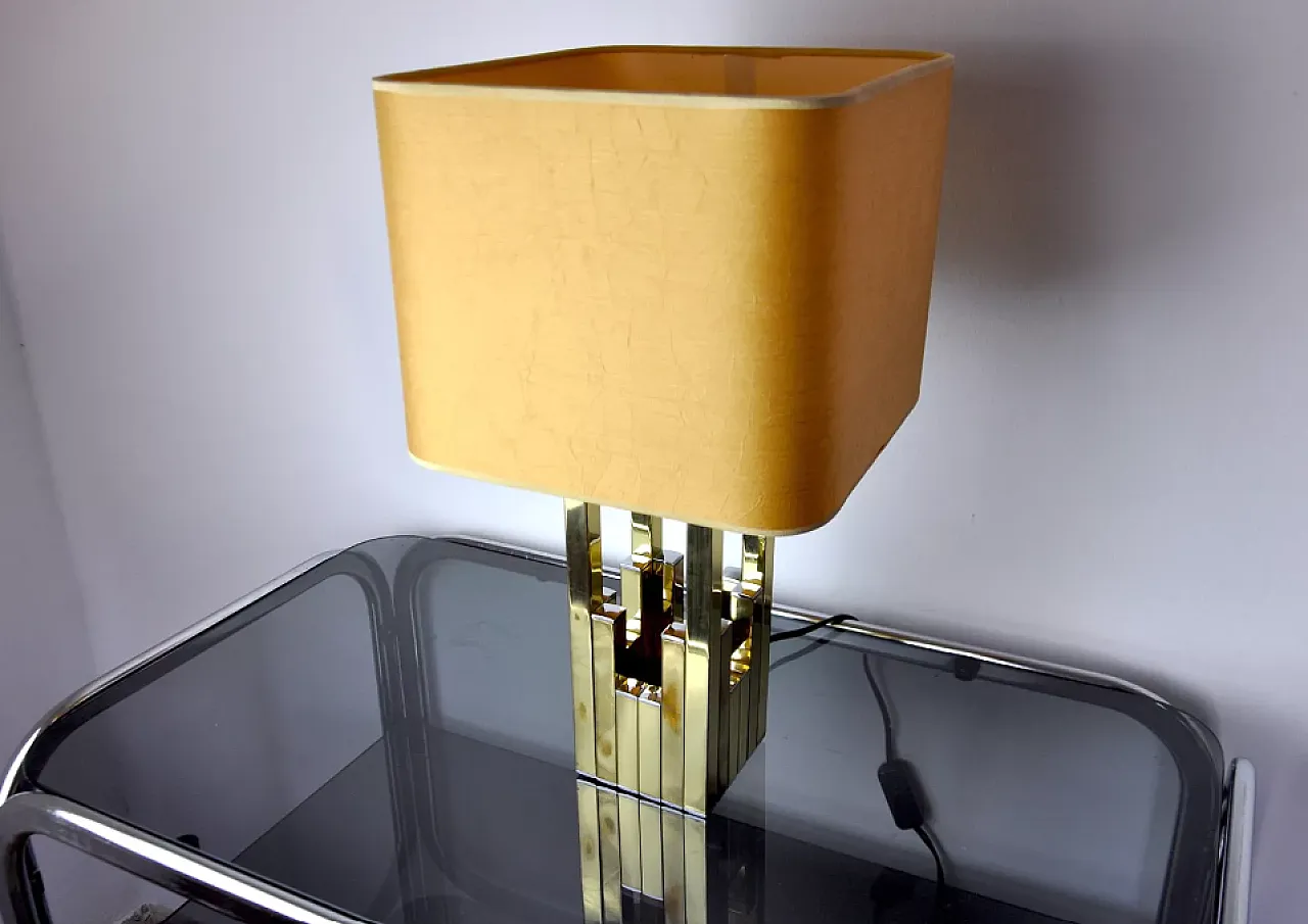 Regency table lamp by Bd Lumica, 1970s 3