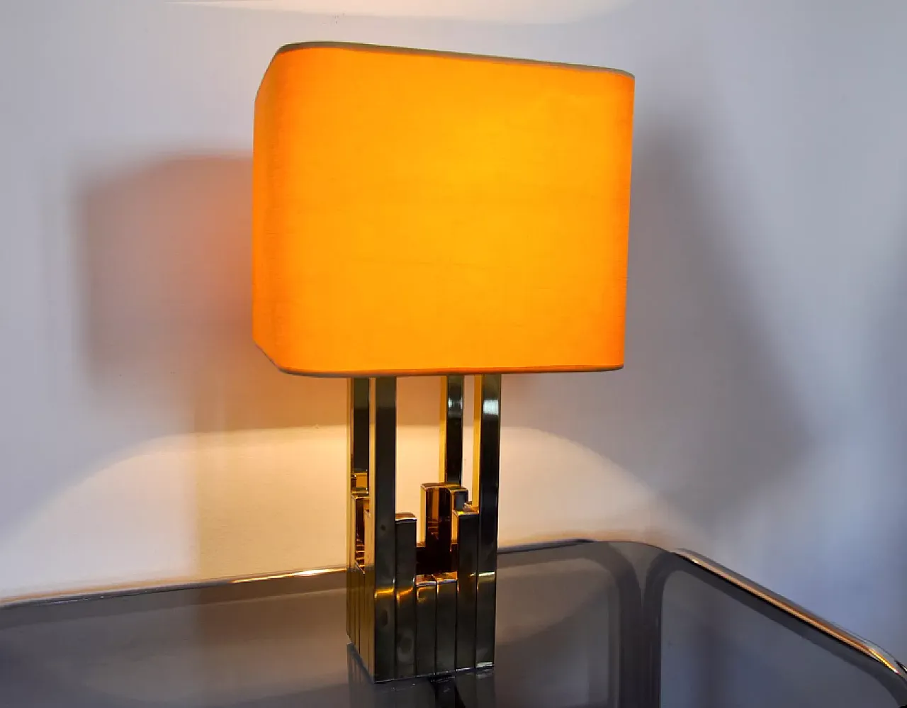 Regency table lamp by Bd Lumica, 1970s 5