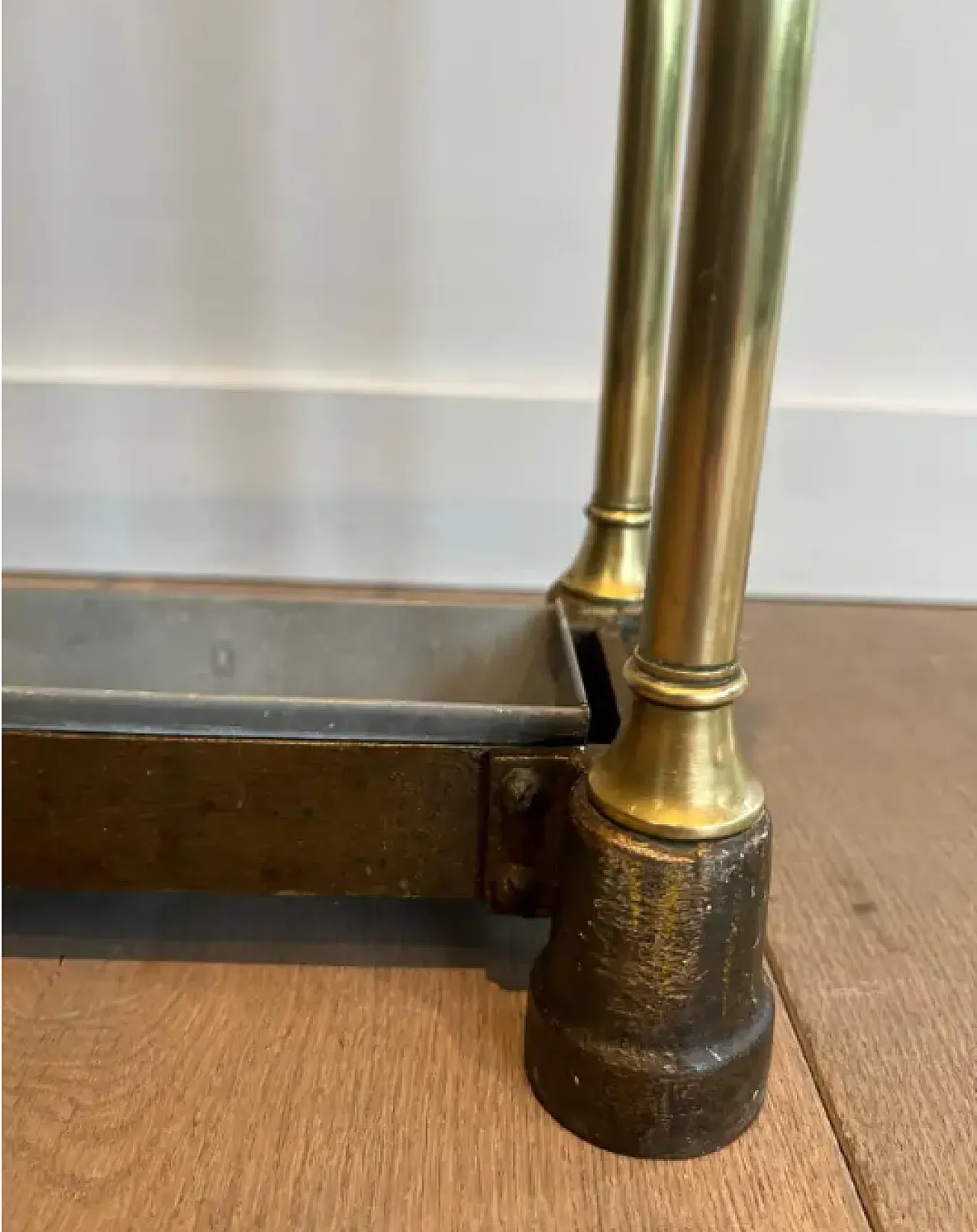 Brass and cast iron umbrella stand, early 20th century 10