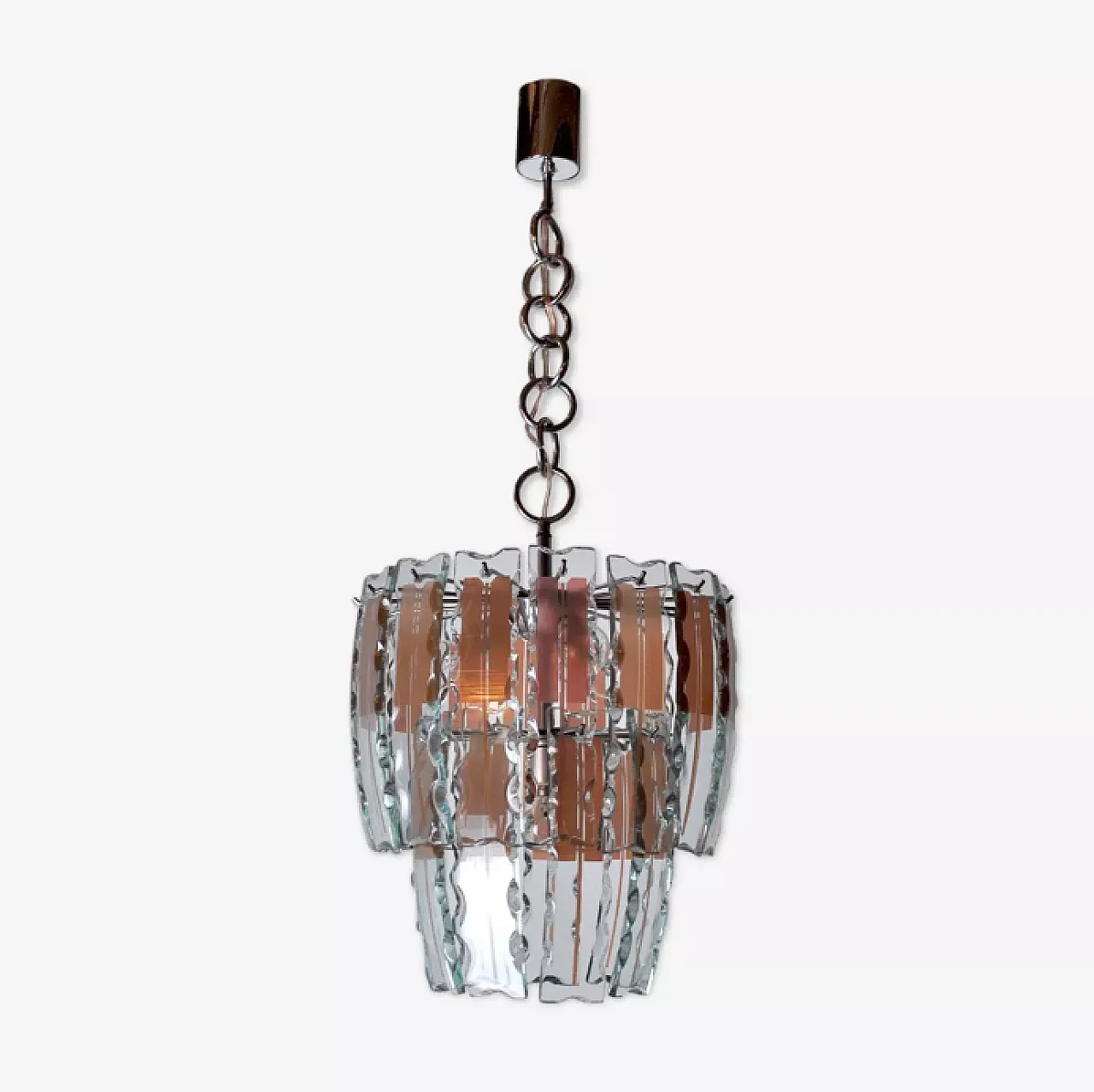 Veca lamp in Murano glass, 1970s 1