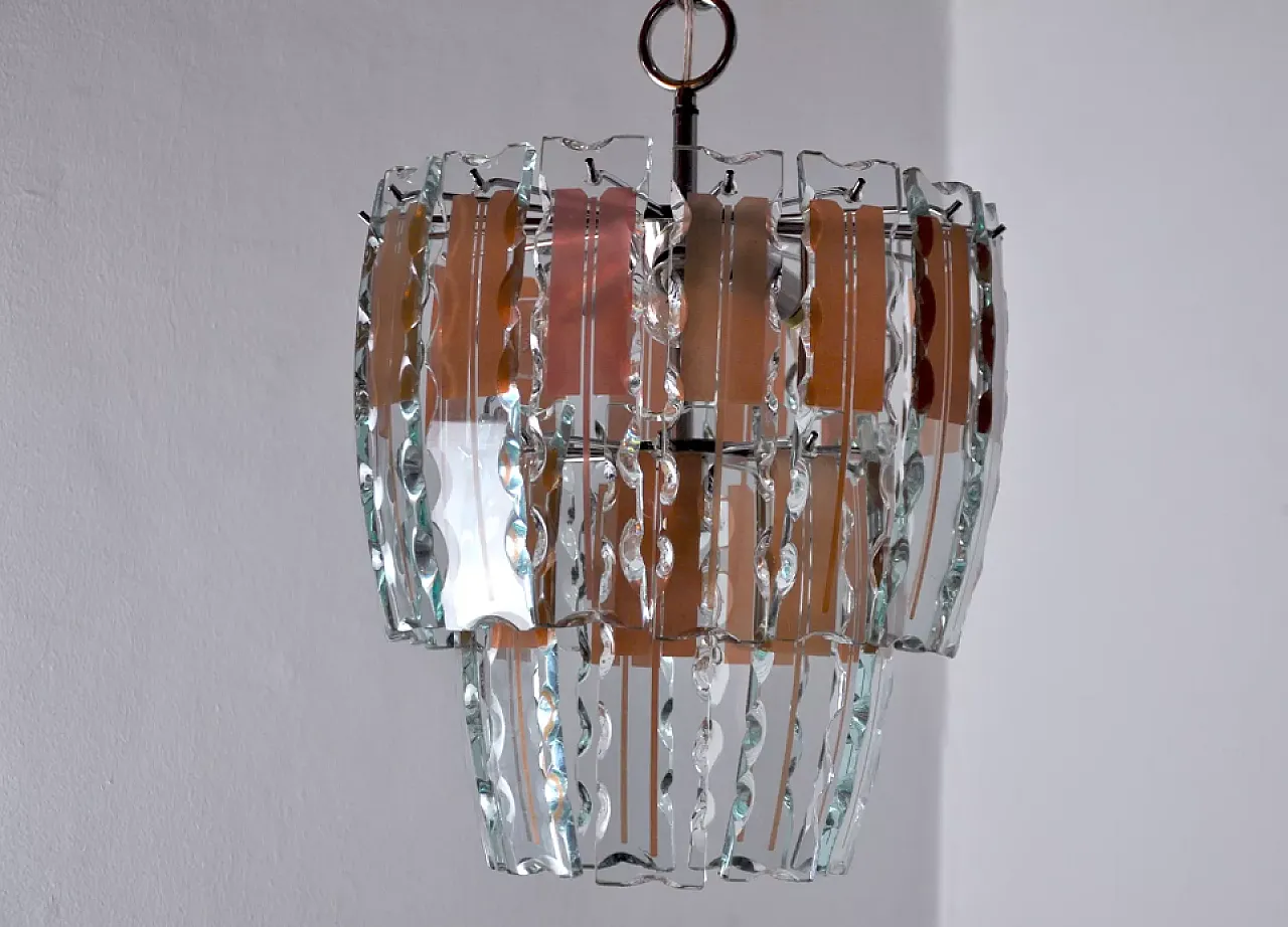 Veca lamp in Murano glass, 1970s 4