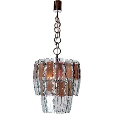 Veca lamp in Murano glass, 1970s