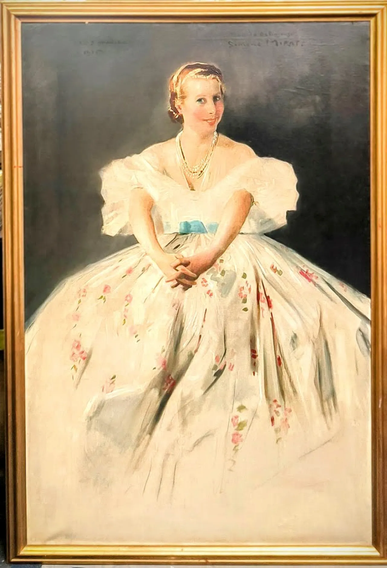 Charles Joseph Watelet, Portrait of Simone Mirat, oil painting, 1935 24