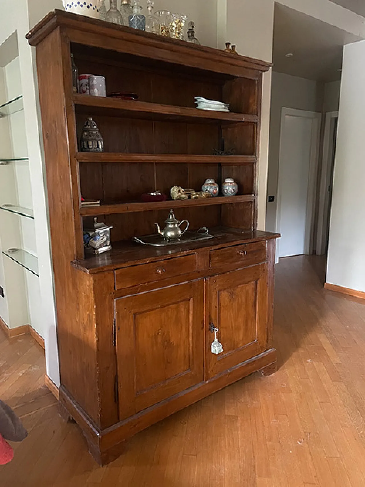 Credenza alta con piattaia, '800 2