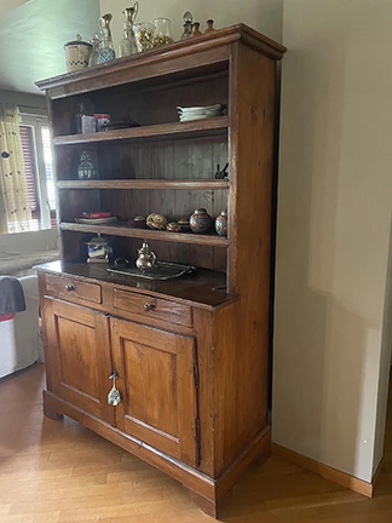 Credenza alta con piattaia, '800 3