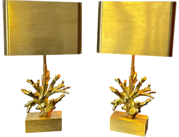 Pair of table lamps by Maison Charles et Fils, 1960s