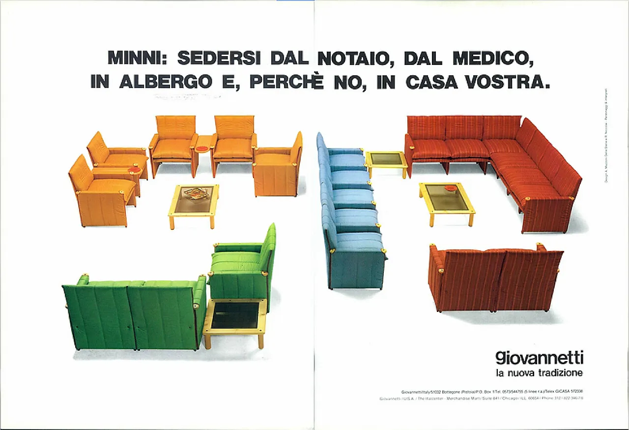 Divano Minni di A. Mazzoni D. Stelle e G. Gualtierotti, anni '70 8