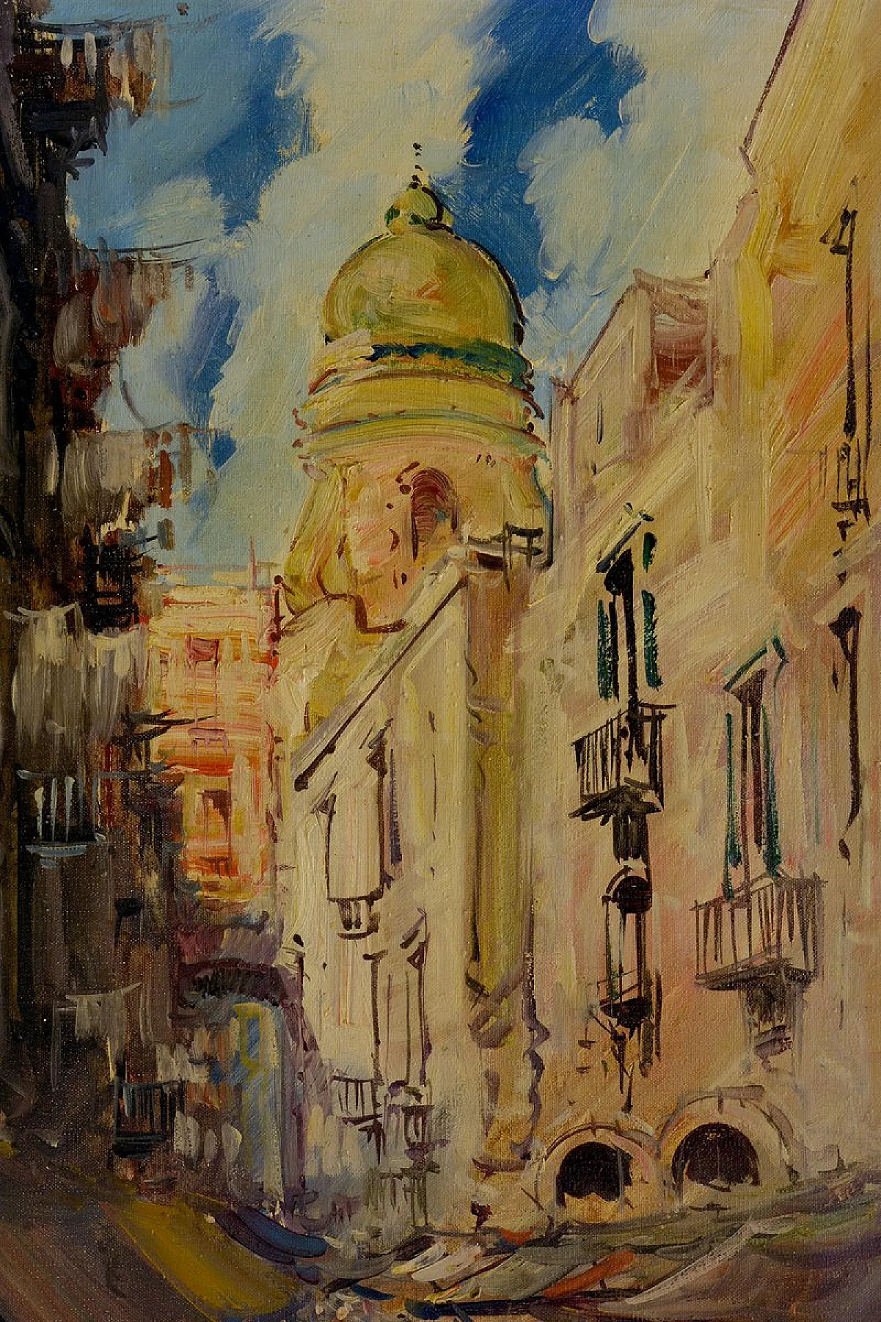 San Gregorio Armeno di S. Narni, olio su tela in cornice, anni '70 2