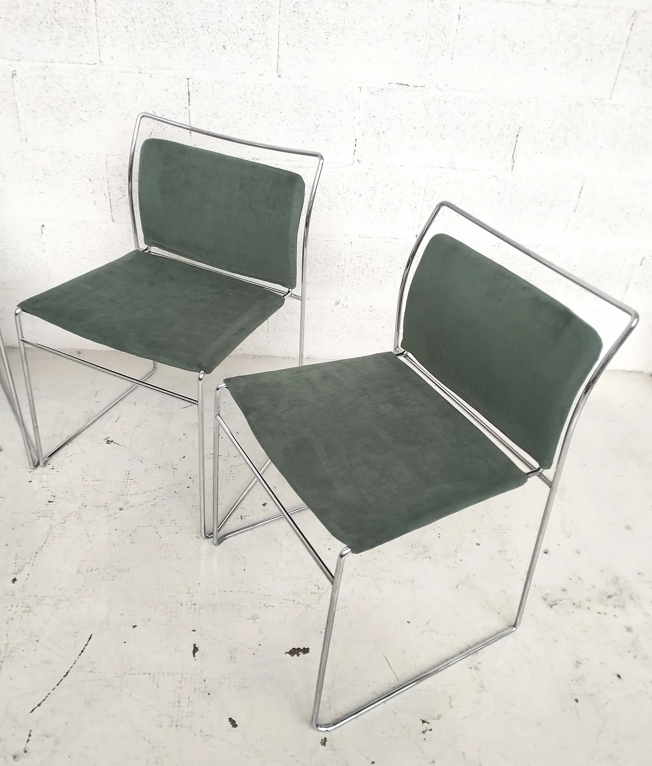 Set of 4 Tulu' chairs by K.Takahama for Simon Gavina 70's, Italy 5