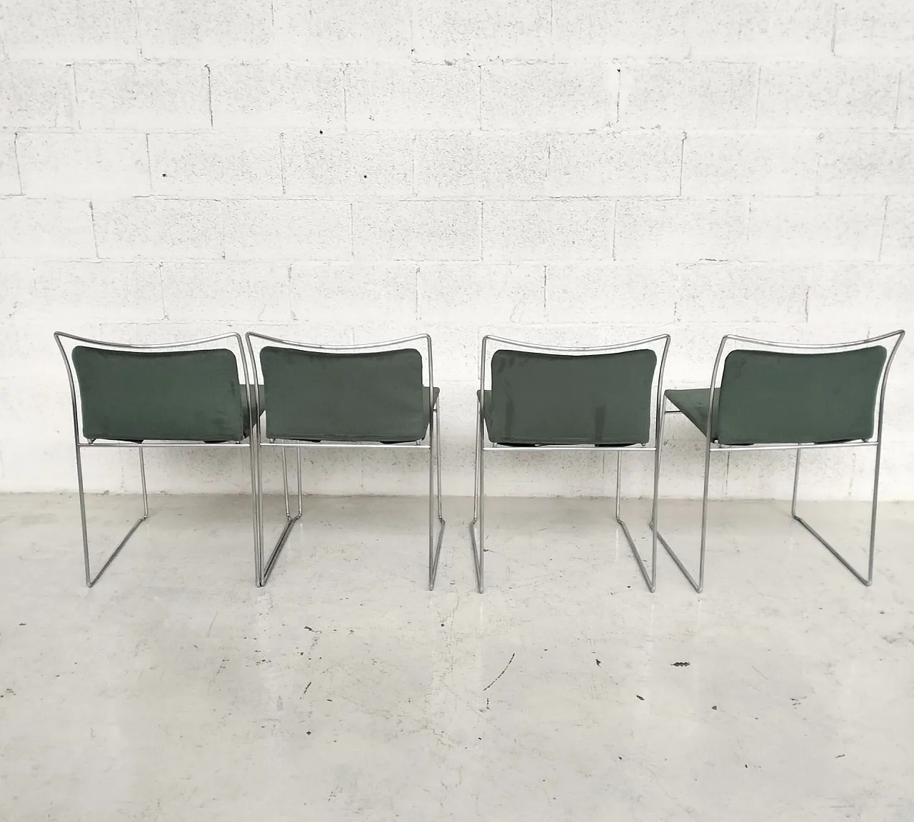 Set of 4 Tulu' chairs by K.Takahama for Simon Gavina 70's, Italy 9