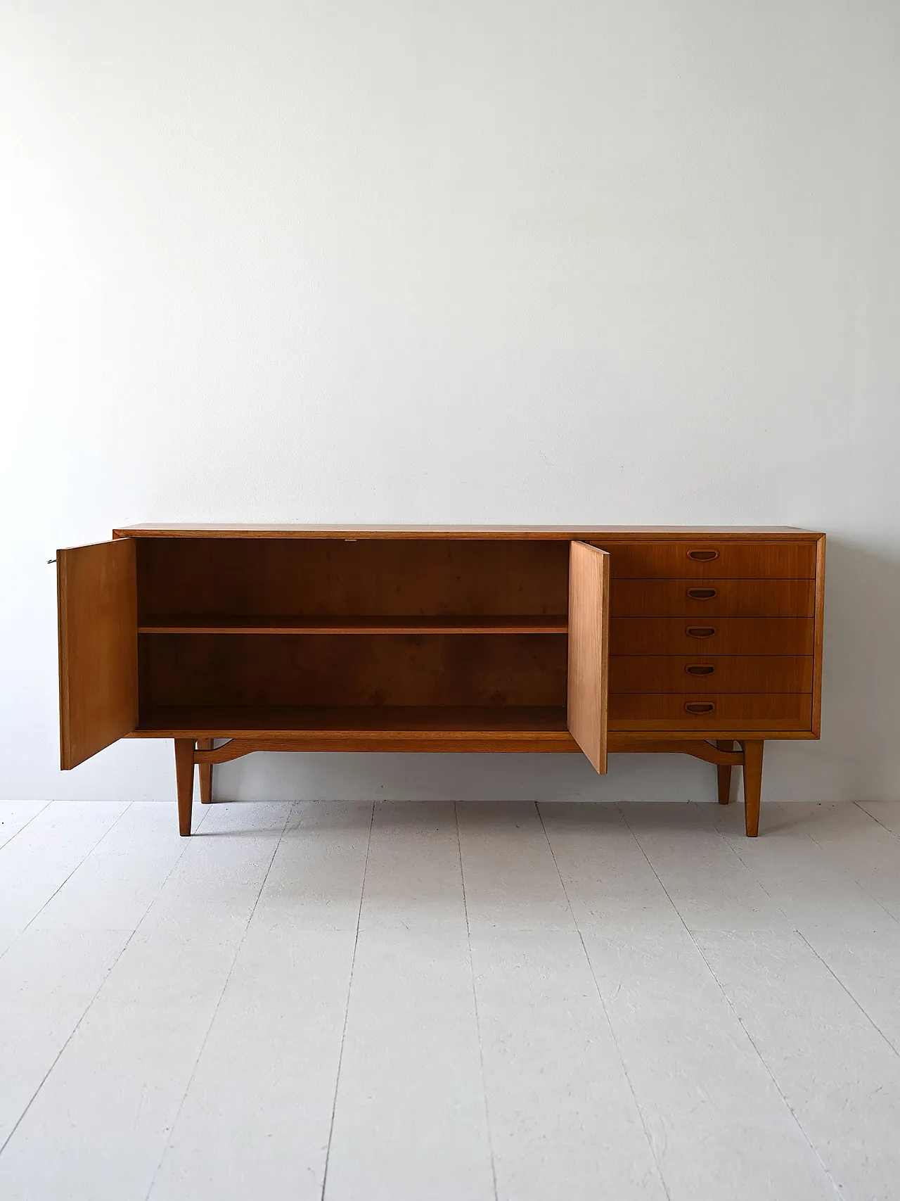 Sideboard svedese in teak e rovere 3