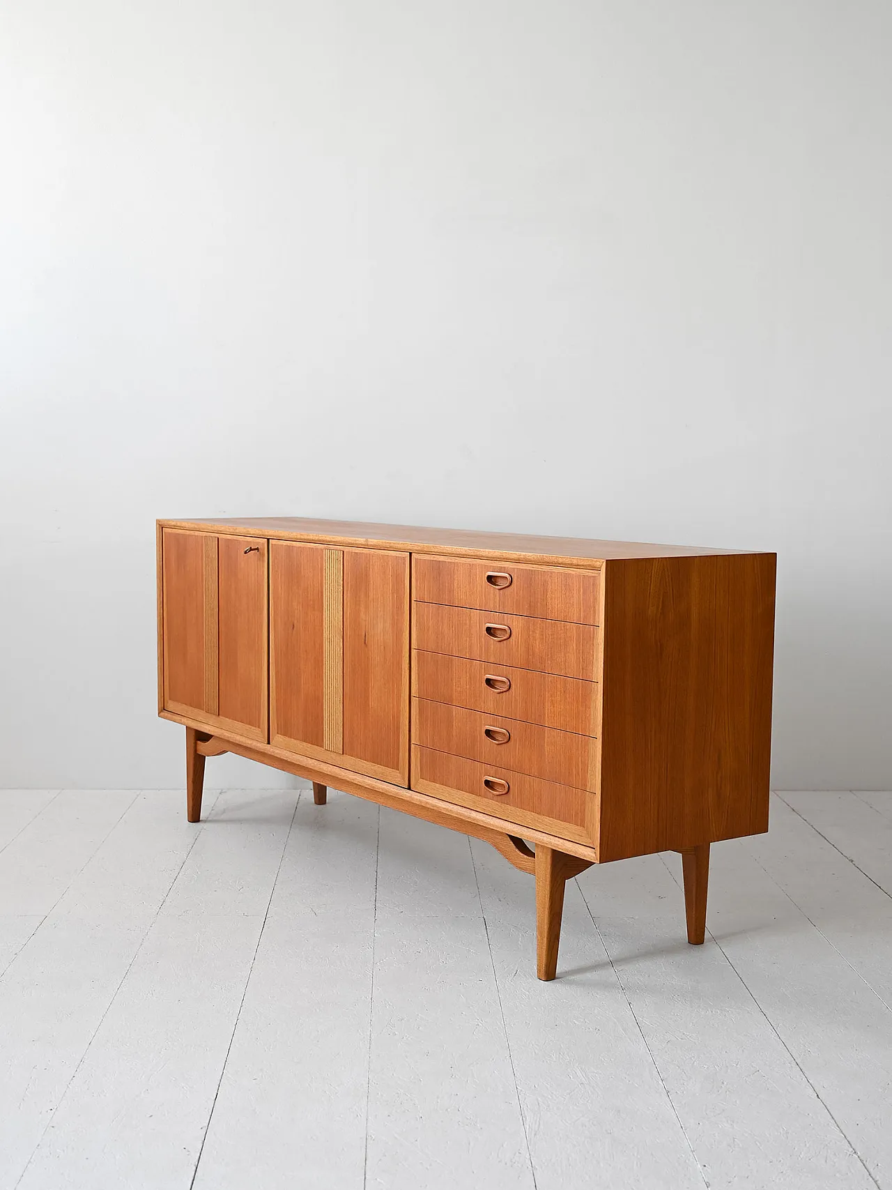 Sideboard svedese in teak e rovere 5