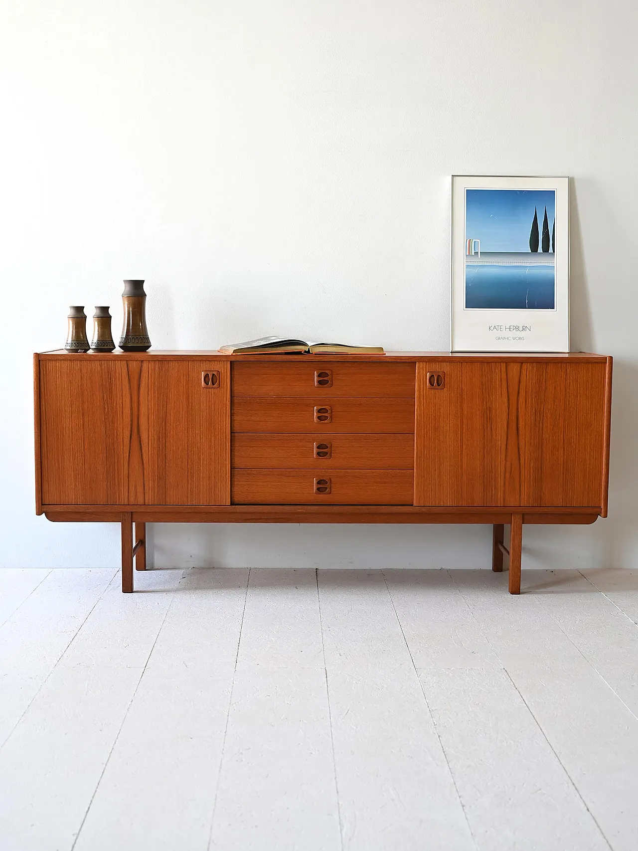 Sideboard svedese in teak anni '60 1