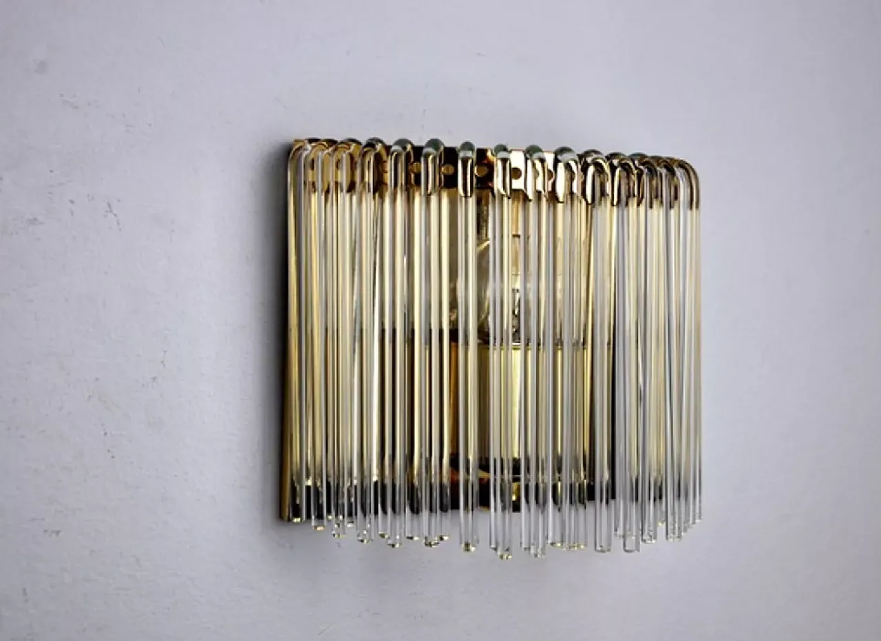 Triedi Murano glass wall lamp, 1970s 2