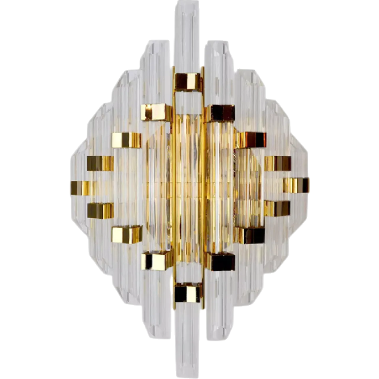 Triedi single wall lamp in Murano glass, 1970s 8