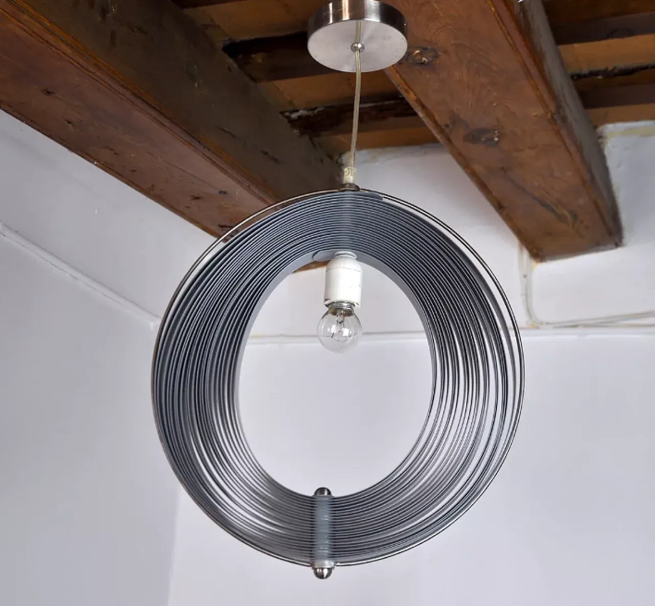 Moon hanging chandelier, 1980s 2