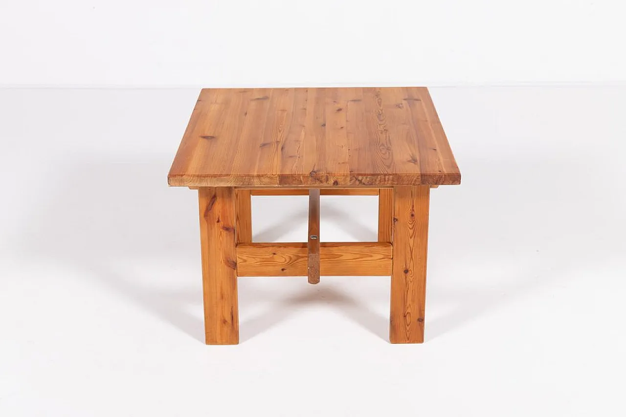 Scandinavian modern pine coffee table, late 29th century 3