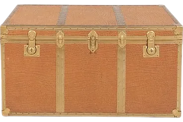 Aluminium travel trunk, 1950s