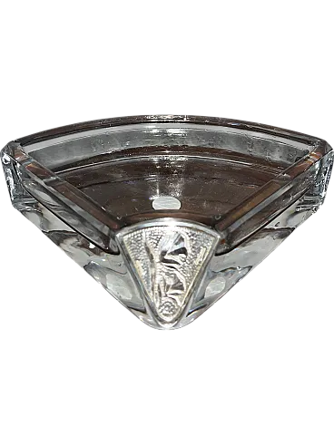 Silver ashtray, late 20th century