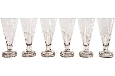 6 Campari Greca glasses by Matteo Thun for Alessi, 1980s