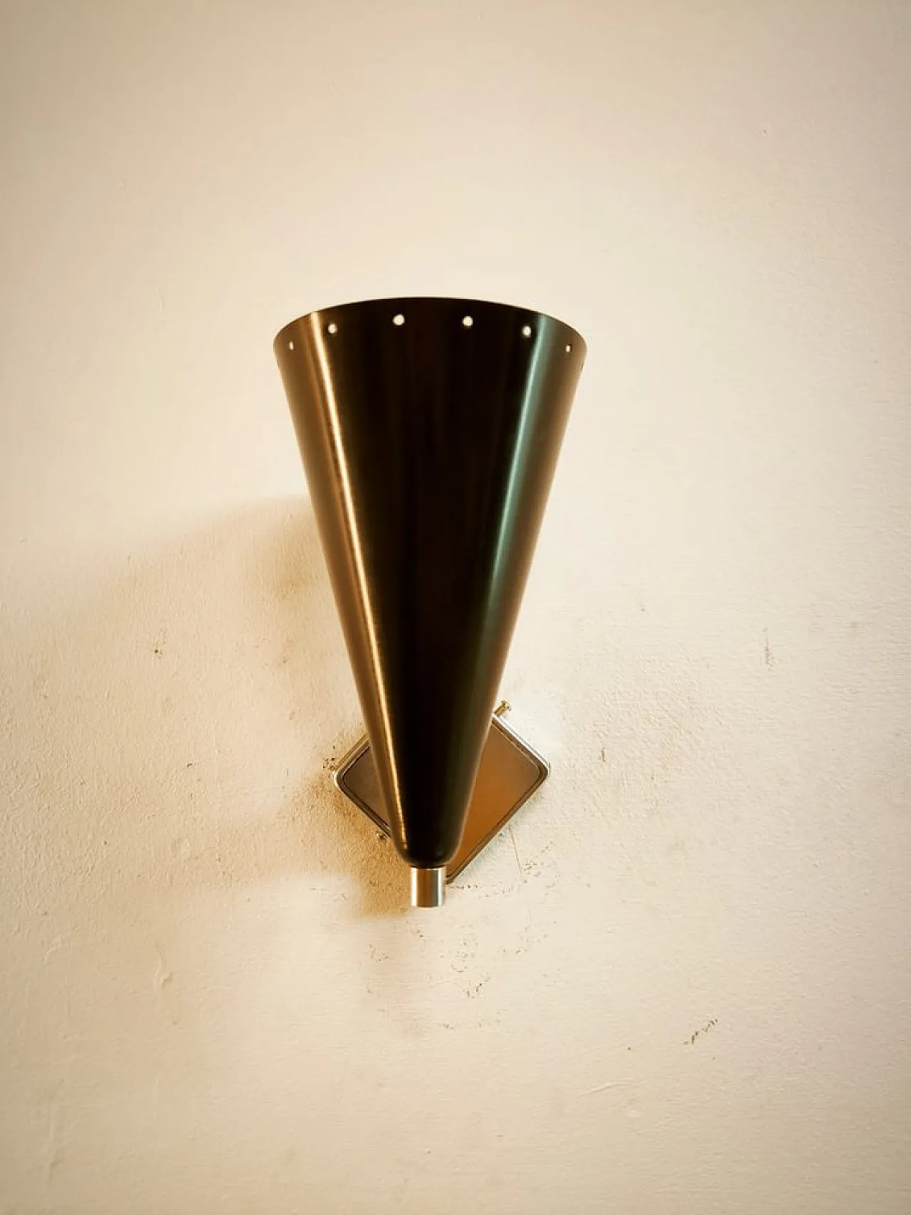 Wall light with adjustable joint and switch on base, 1960s 7