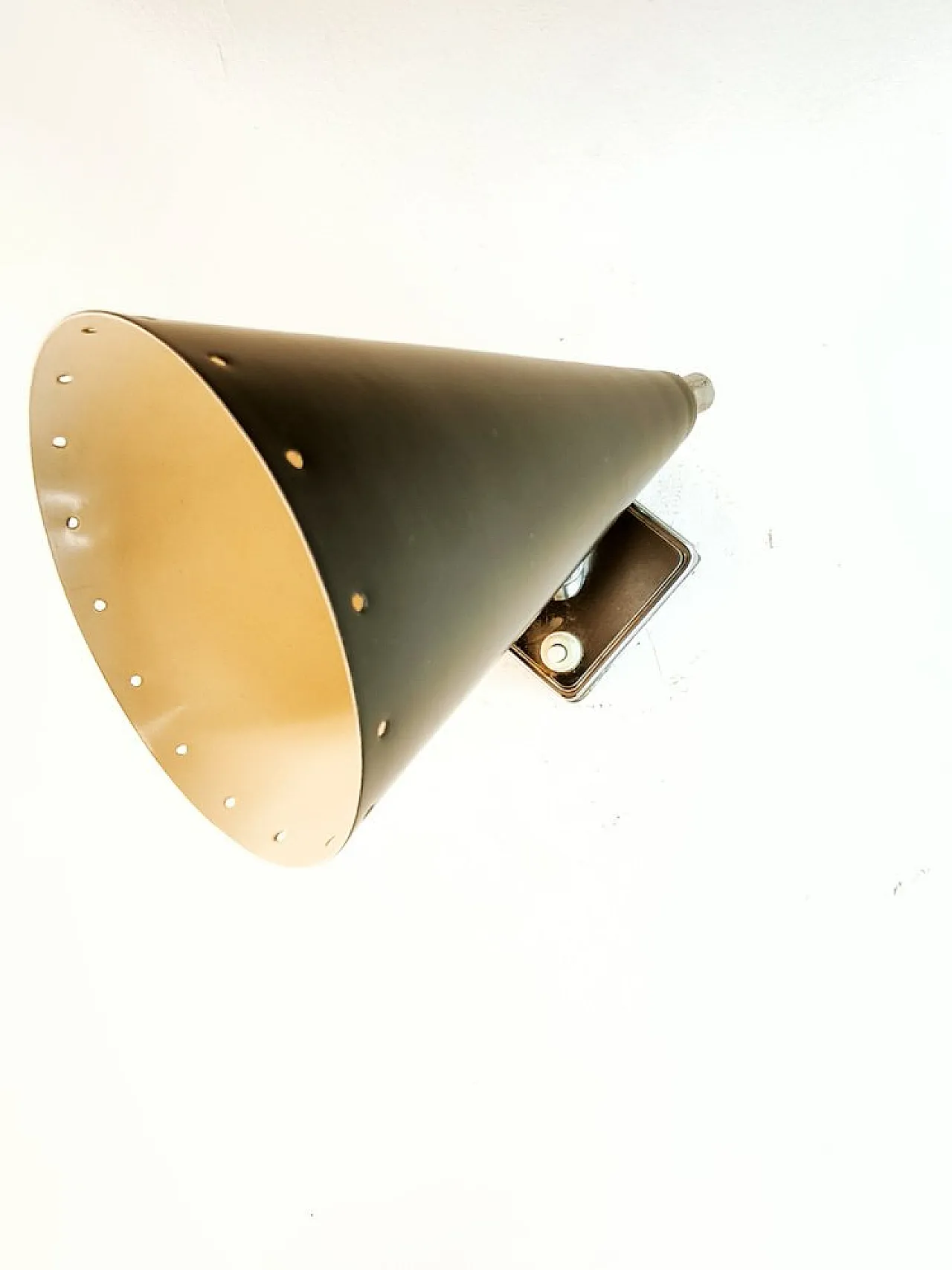 Wall light with adjustable joint and switch on base, 1960s 9