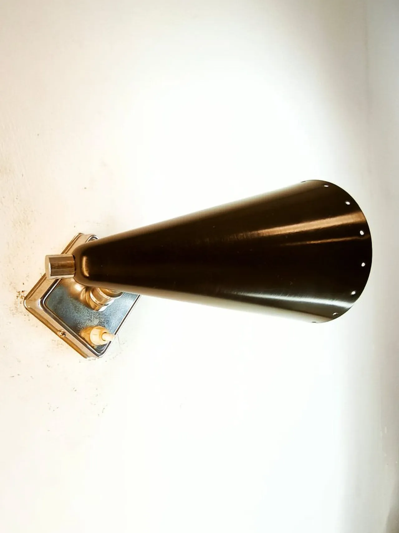 Wall light with adjustable joint and switch on base, 1960s 12