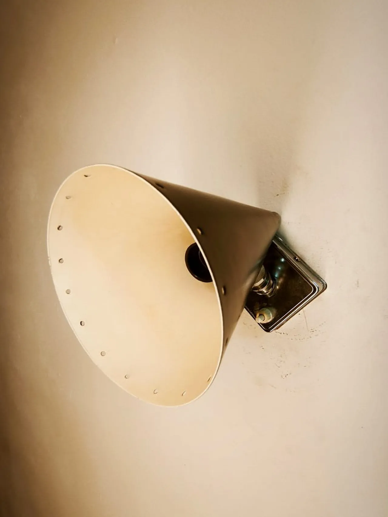 Wall light with adjustable joint and switch on base, 1960s 21