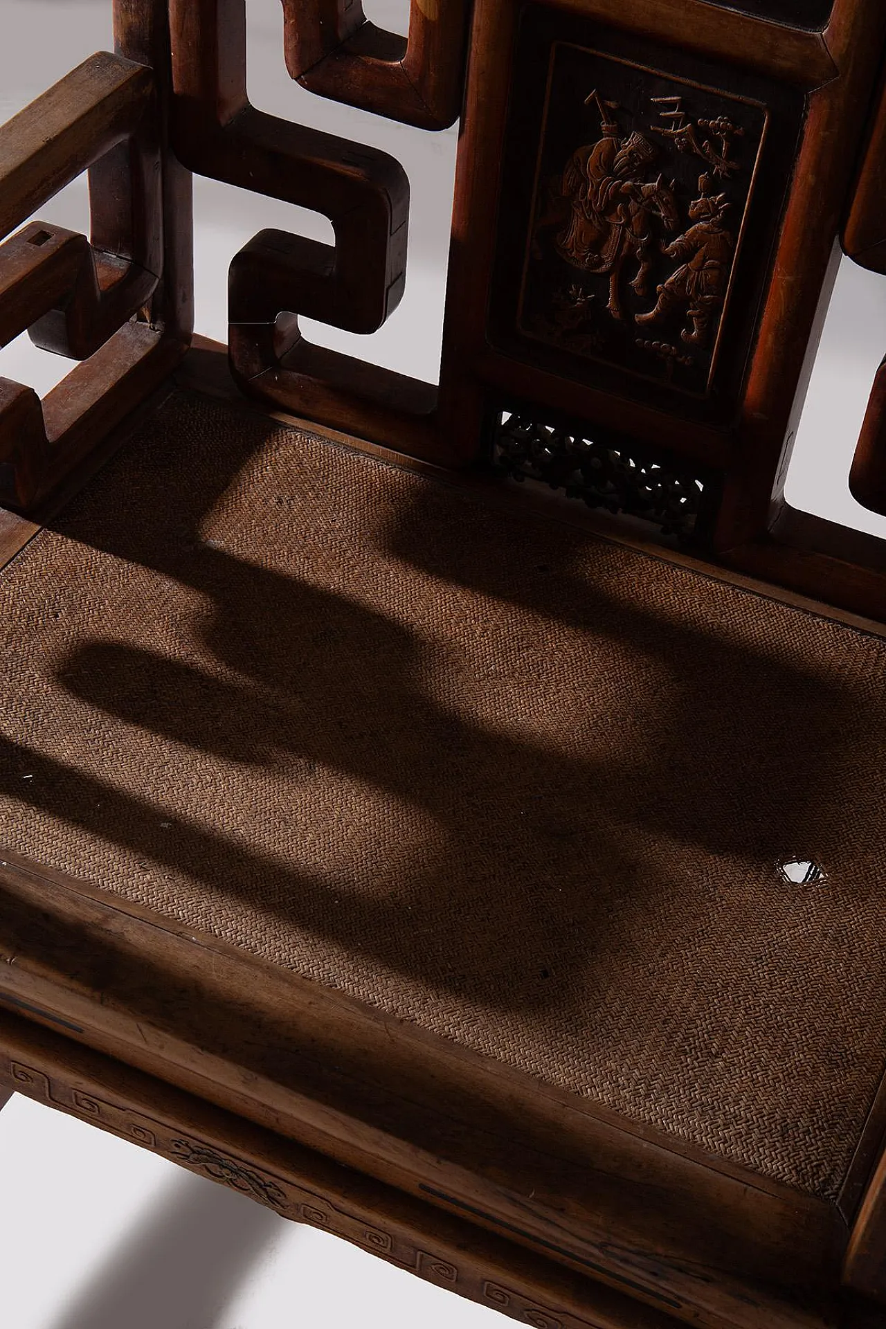 Chinese traditional Qing style wooden armchair, early 20th century 11