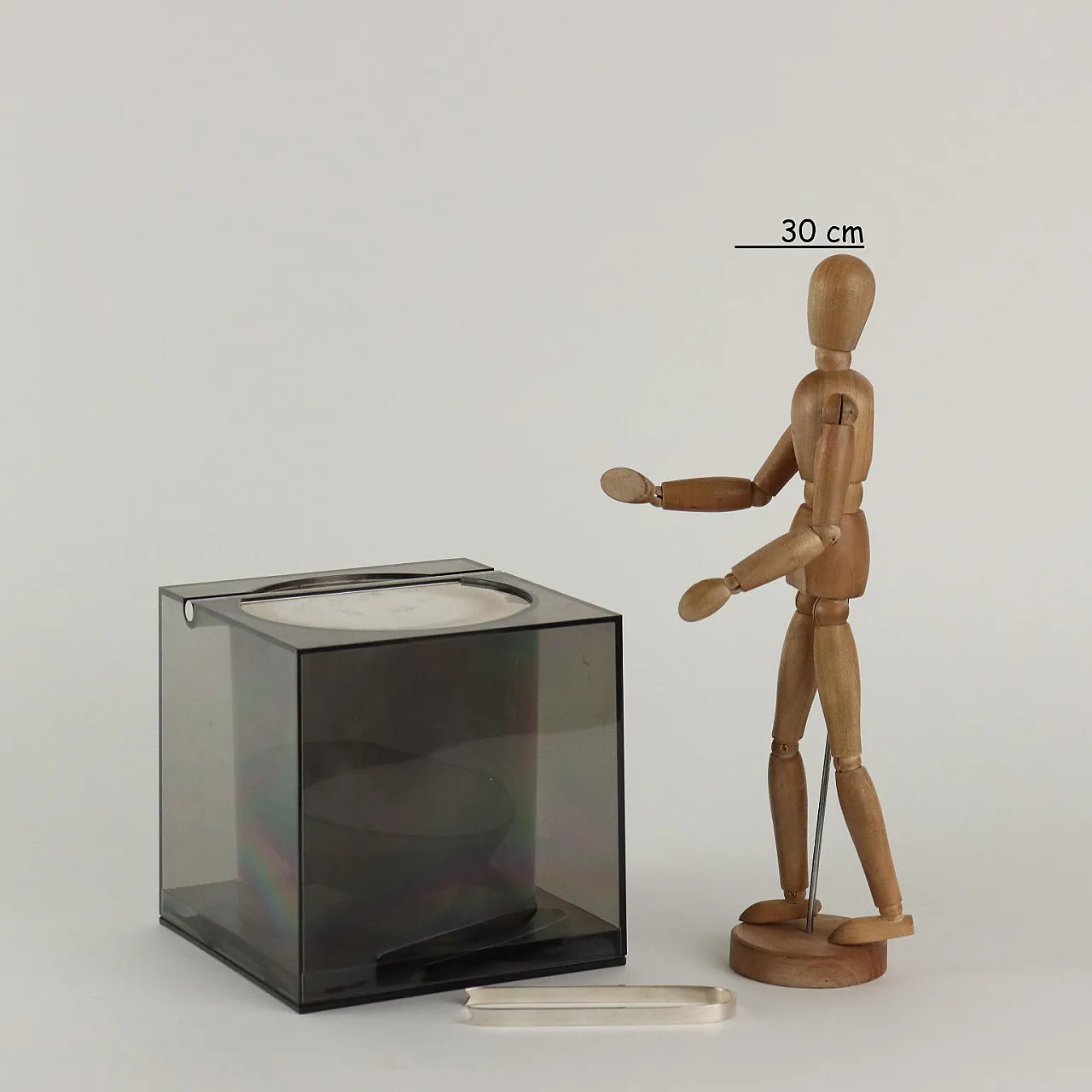 Ice bucket Design Cini & Nils plexiglas, 1980s 2