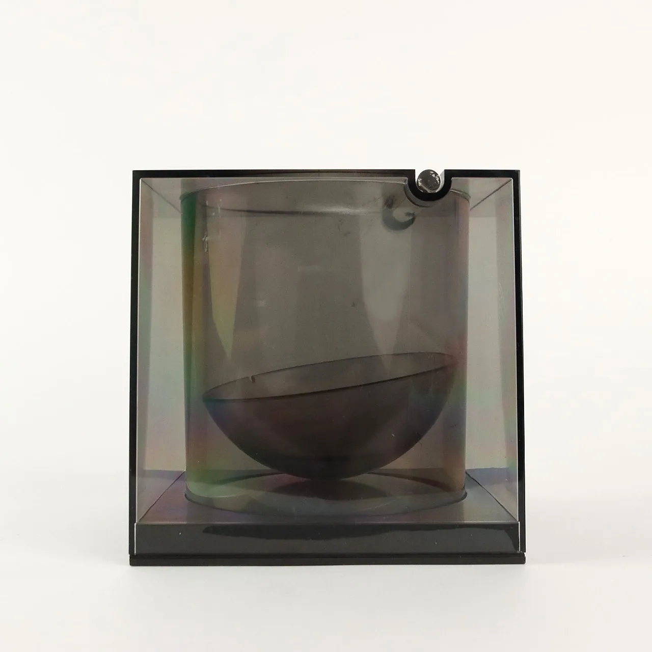 Ice bucket Design Cini & Nils plexiglas, 1980s 6